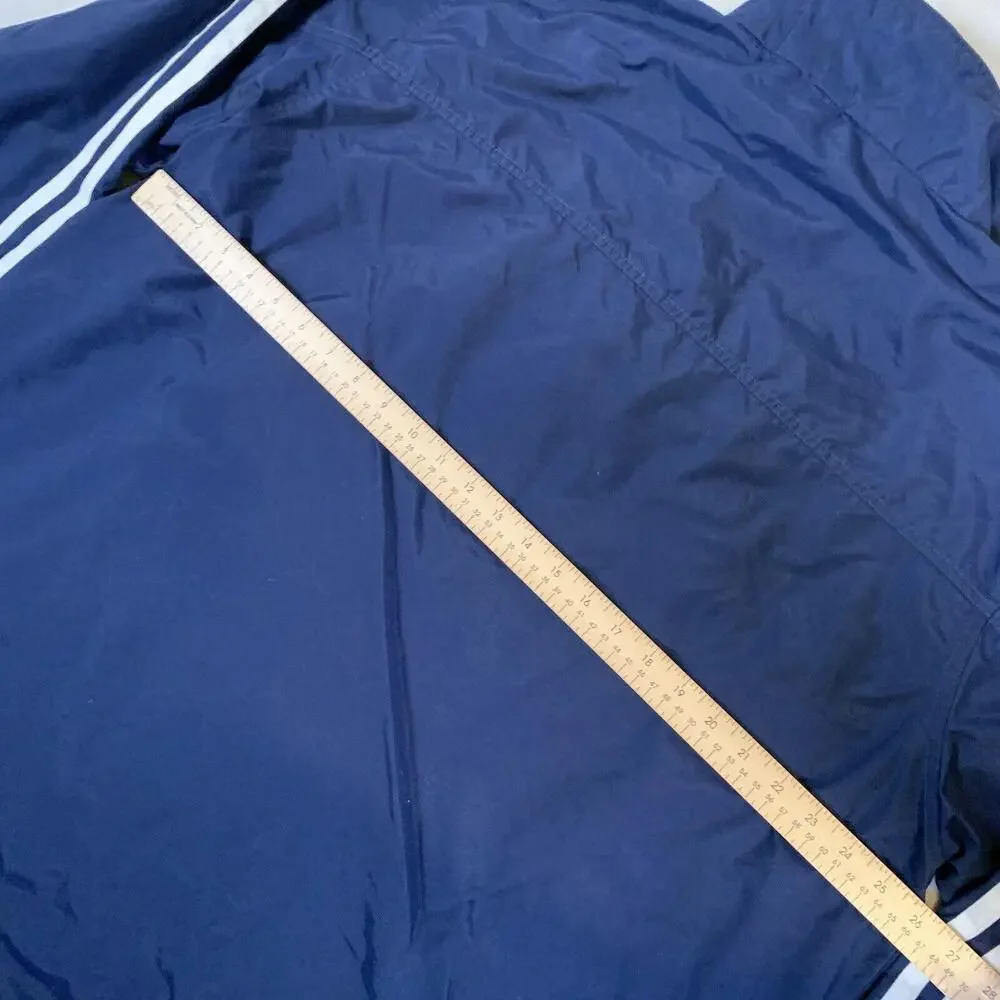 Vintage Nike Jacket Mens 2XL Blue Lined Full‎ Zip 90s Gray Tag Y2K Street Wear